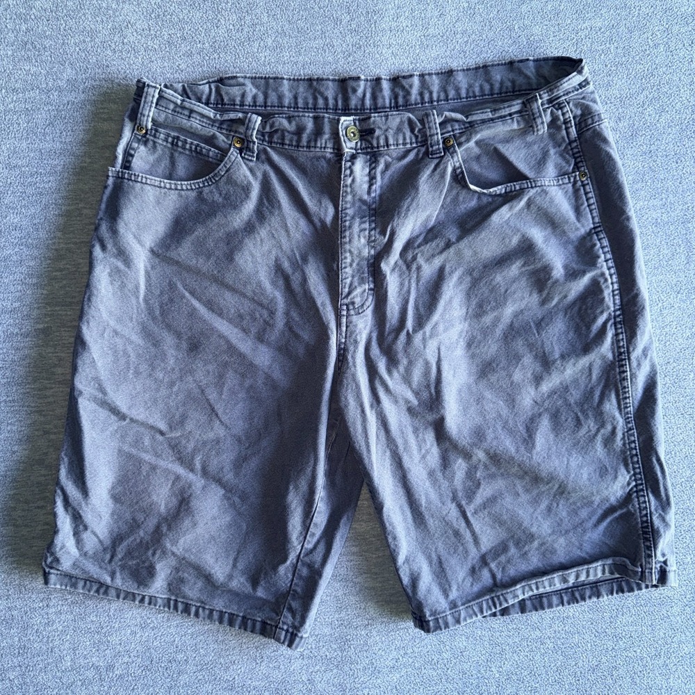 Dickies Carpenter Shorts Men 38 Grey Relaxed Fit Canvas Workwear Utility Bottoms